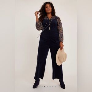 NWT Anthropologie Joanie Corduroy Jumpsuit 12
